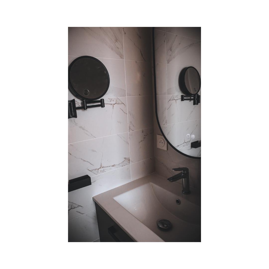 Salle de bain miroir